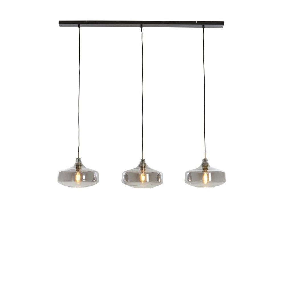 Esstisch-Pendellampe Solna 3 Glasschirme Light & Living 8717807708597