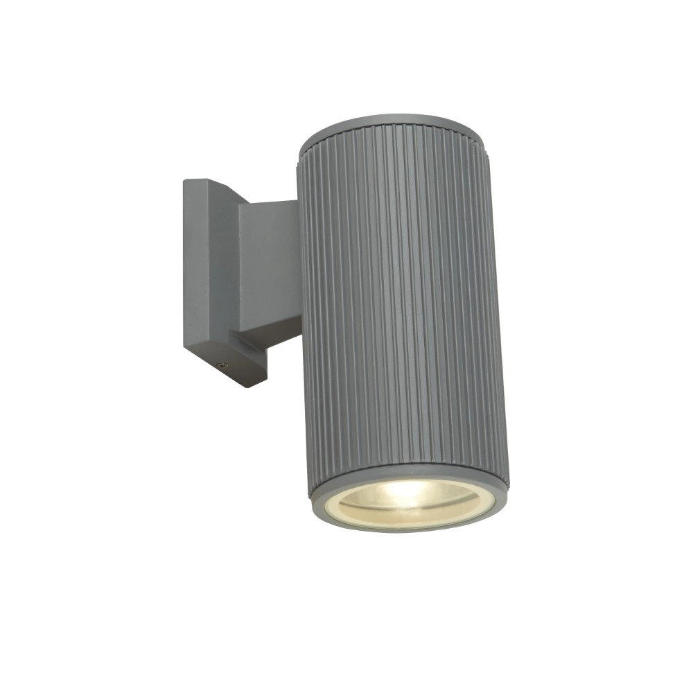 Großer Wandspot Splot 21 cm grau