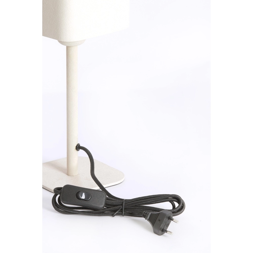 Nachttischlampe Elenie 13x13 cm – matte Creme Light & Living 8717807818647