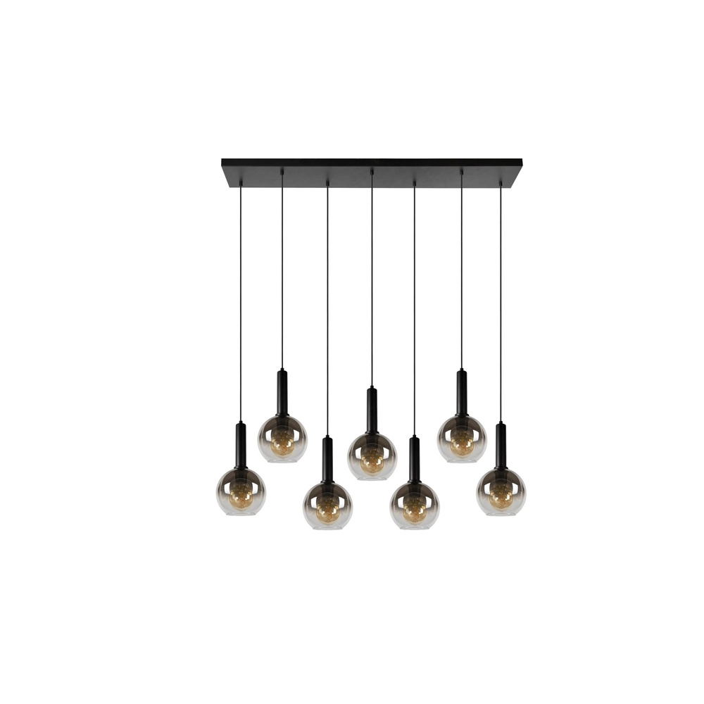 Pendellampe Marius 7-Licht Schwarz