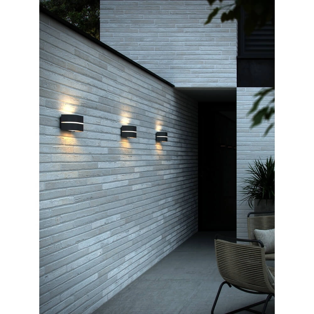 Schlanke Wandleuchte Sibelis anthrazit Nordlux 5704924017698