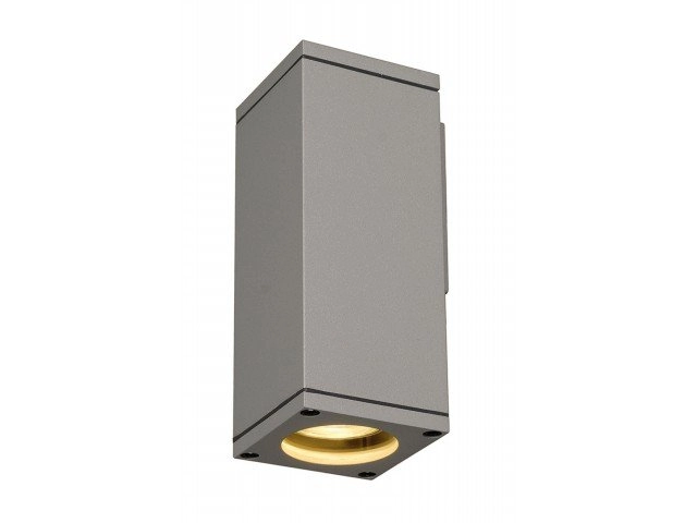 Außenlampe Theo Wall Out Silbergrau unten