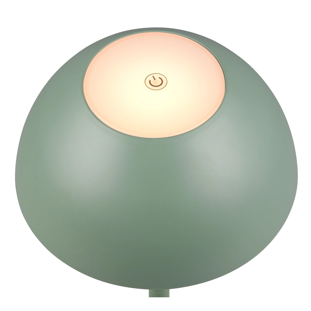 Tischlampe Ricardo pistaziengrün Ø 13,5cm Trio 4017807601800