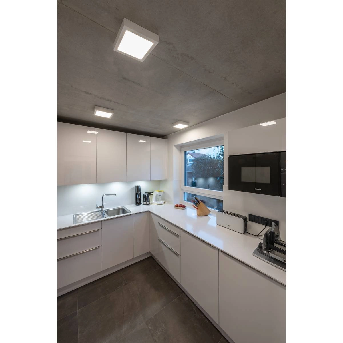 LED Deckenleuchte Senser 15W - 4000k - 21,5 cm weiß SLV 4024163248556