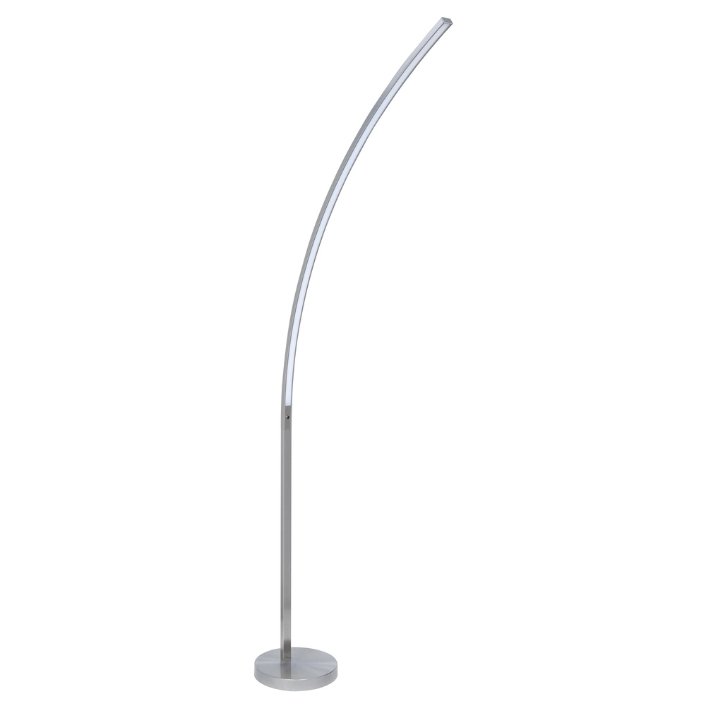 Design-Stehleuchte Slim Nickel