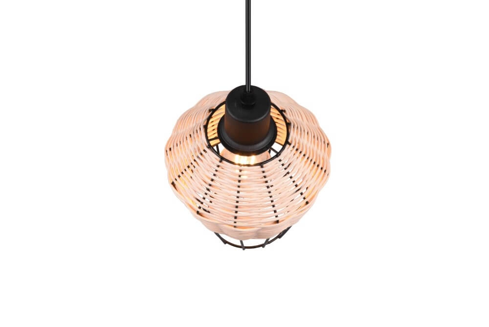 Hängelampe Borka Rattan Trio 4017807556094