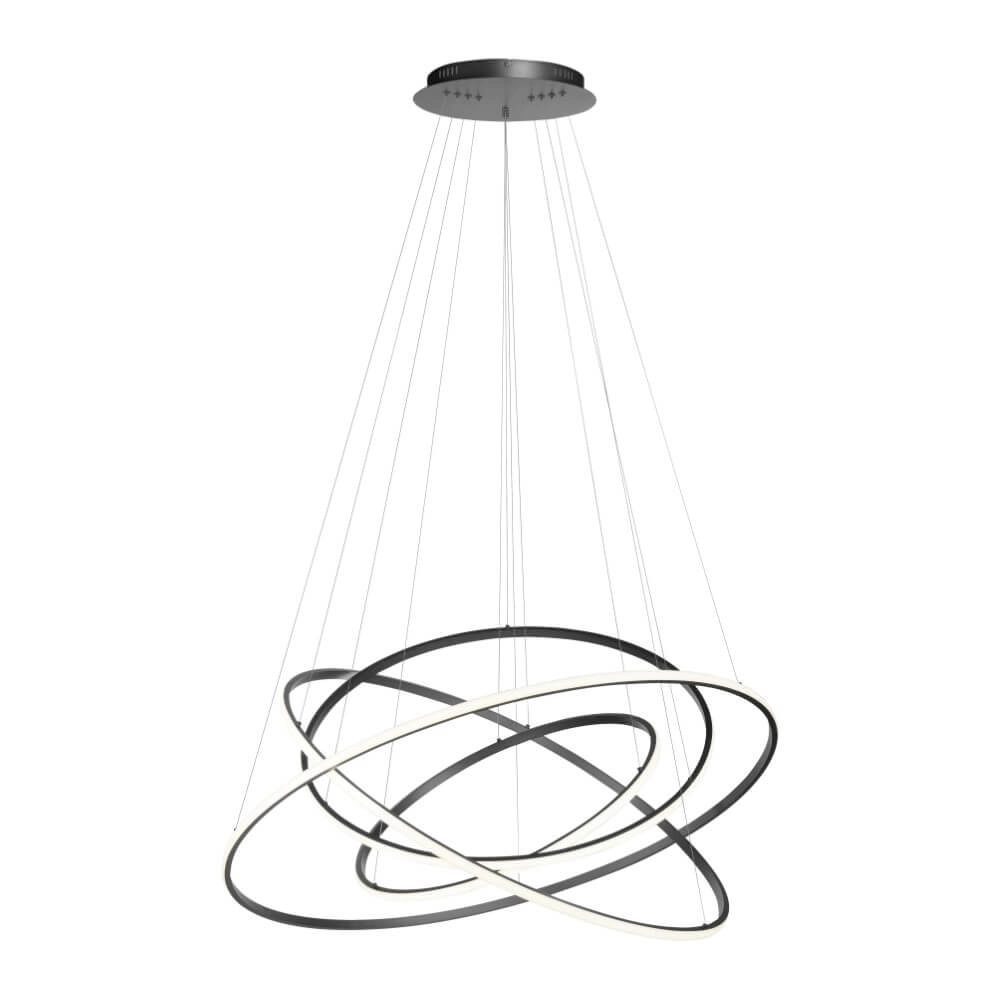 Moderne Hängelampe Tessara Anthrazit Paul Neuhaus 4012248372654