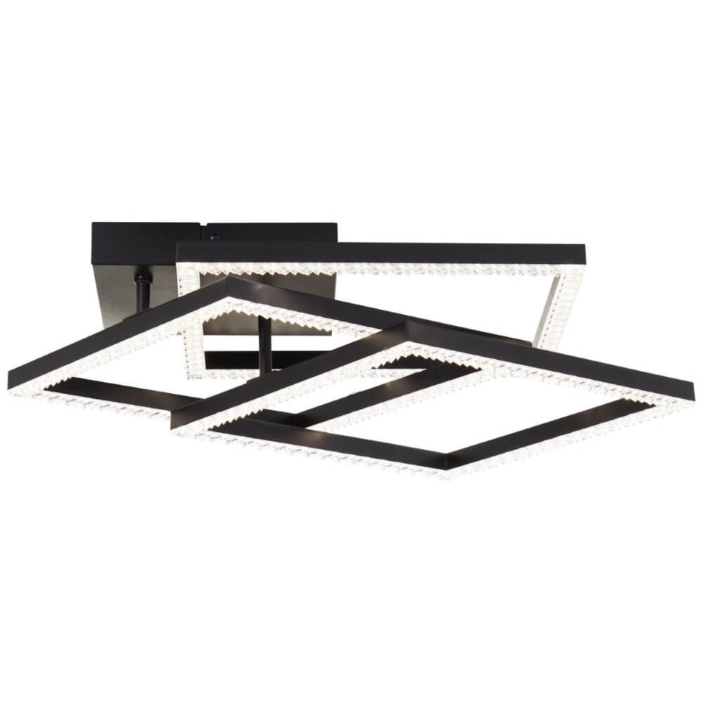 Schwarze Deckenleuchte Ranni 3900lm Brilliant 4004353442148