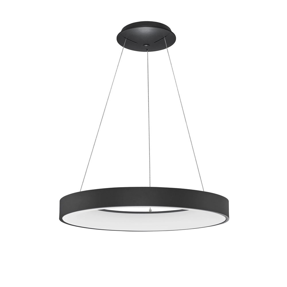 Pendelleuchte Rando Thin schwarz Ø 60cm Lyora 5212017420220