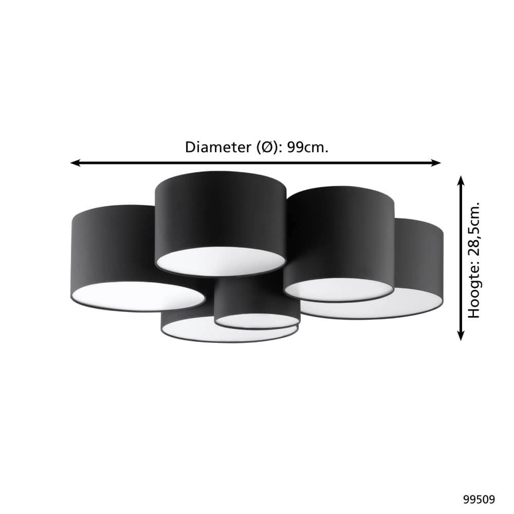 Große Schlafzimmer-Deckenlampe Pastore 2 Eglo 9002759995096