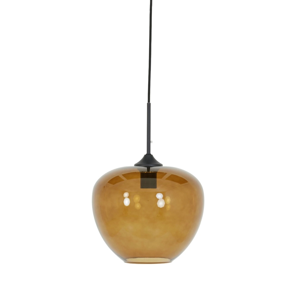 Pendellampe Mayson Ø 30 cm bernsteinfarben