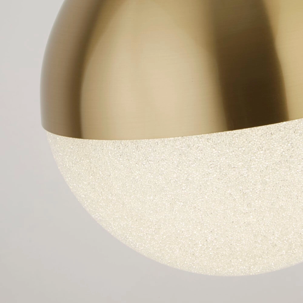 1-flammige Hängelampe Marbles Gold Searchlight 5053423223360