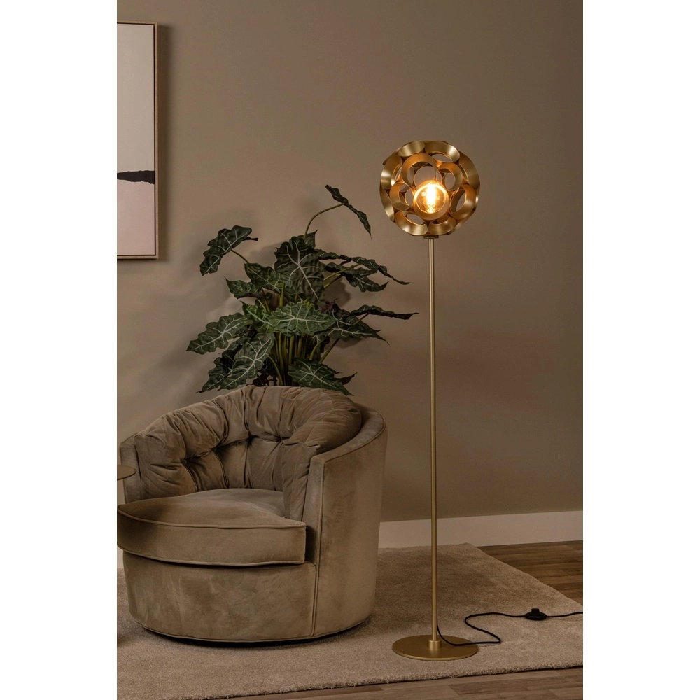 Stehlampe Hannelore Gold Lucide 5411212106278