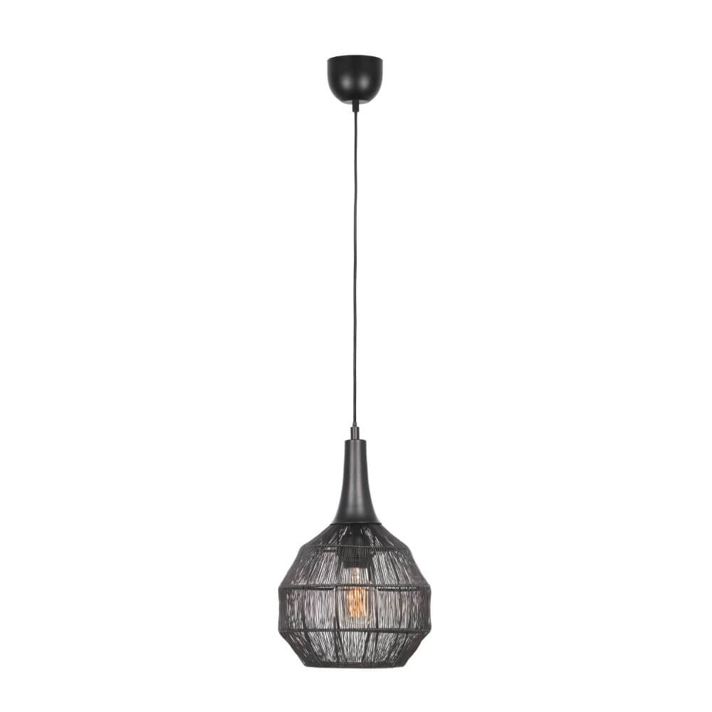 Runde Hängelampe Soraya Ø 26cm - schwarz Trio 4017807617474