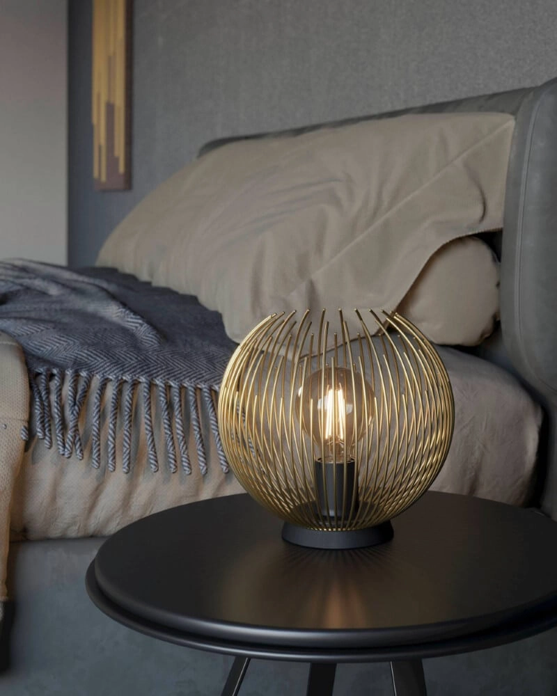 Goldene Tischlampe Venezuela Eglo 9008606242801