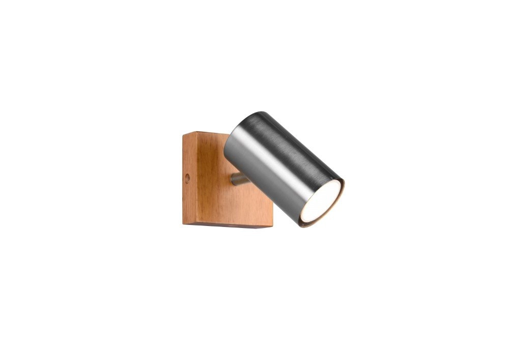 Wandspot Marley schwarz mit edelstahl Trio 4017807487947
