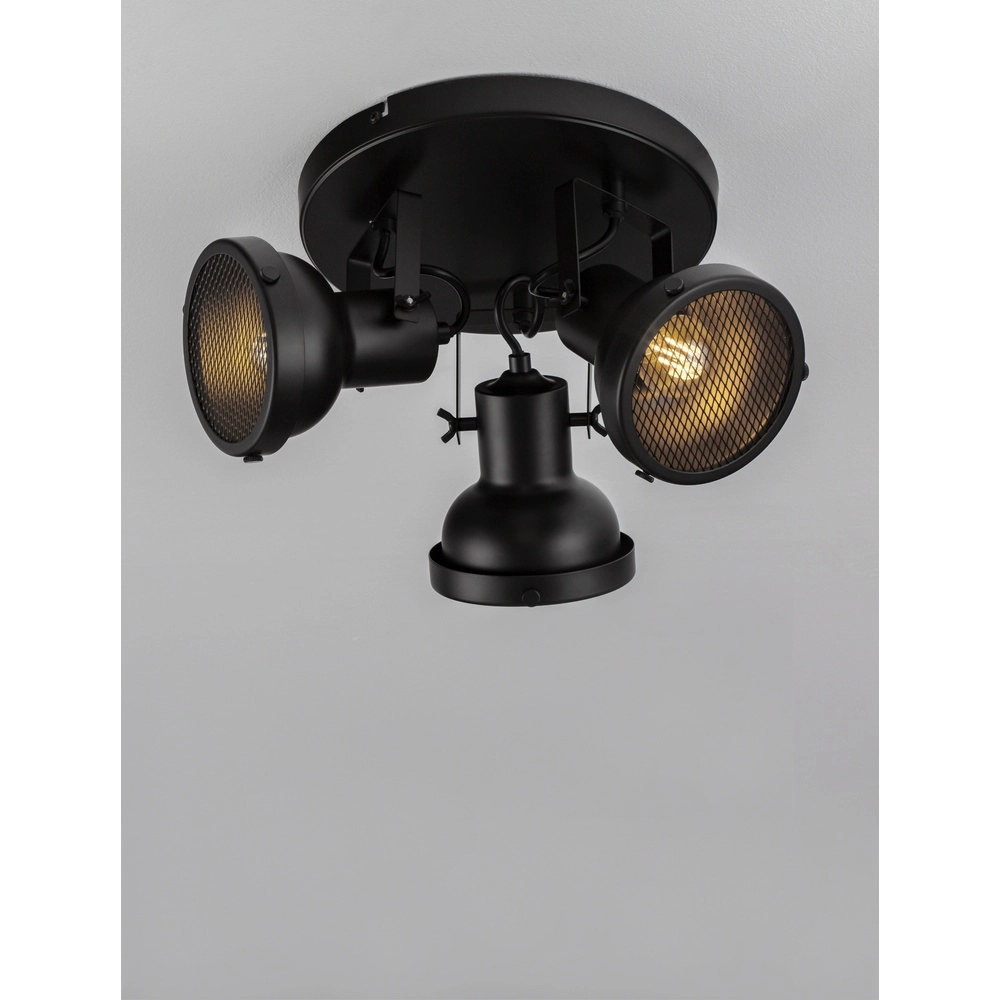 Deckenlampe Ruvi 3-flammig schwarz Lyora 5212017446374