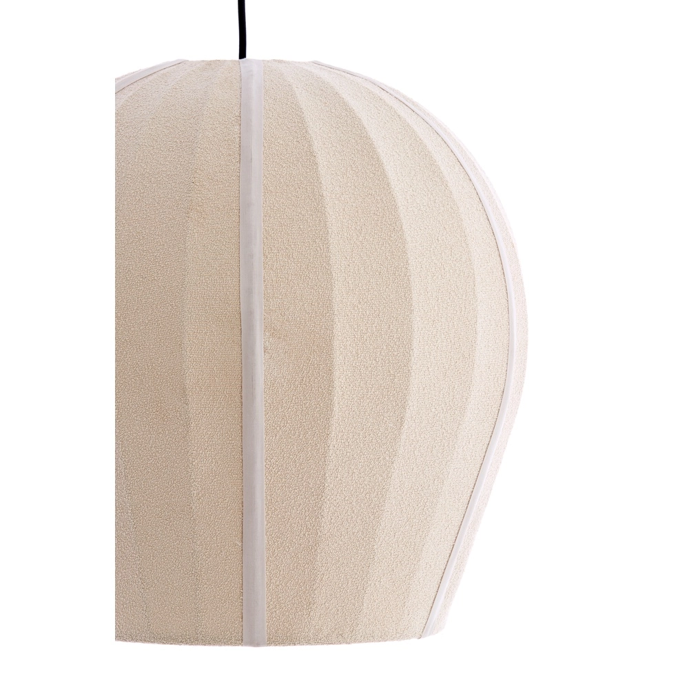 Bouclé-Pendellampe Zagori Ø 35 cm – Sand Light & Living 8717807793029