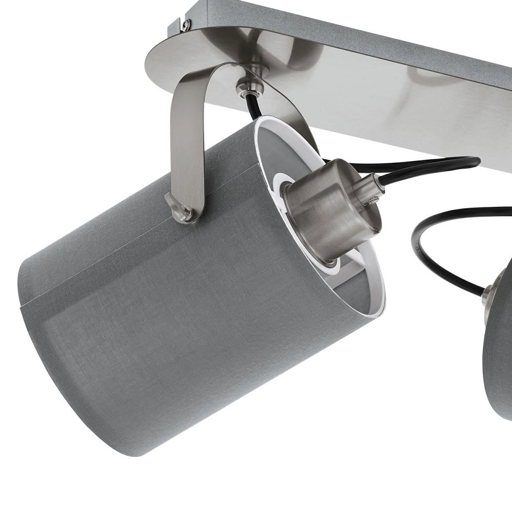 Deckenstrahler Villabate 2-leichter grau Eglo 9002759981396