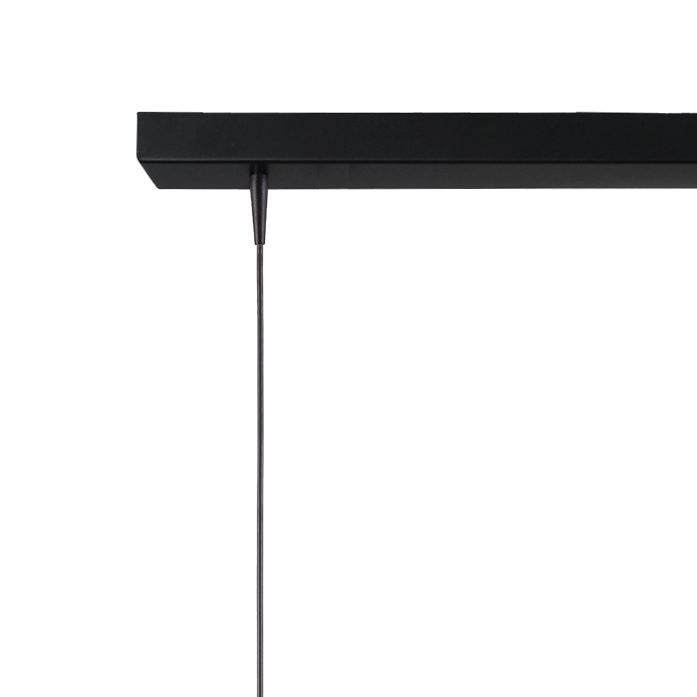 4-Licht Pendellampe Scala 130 cm schwarzer Nickel Ø 20 cm Masterlight 8718121296616