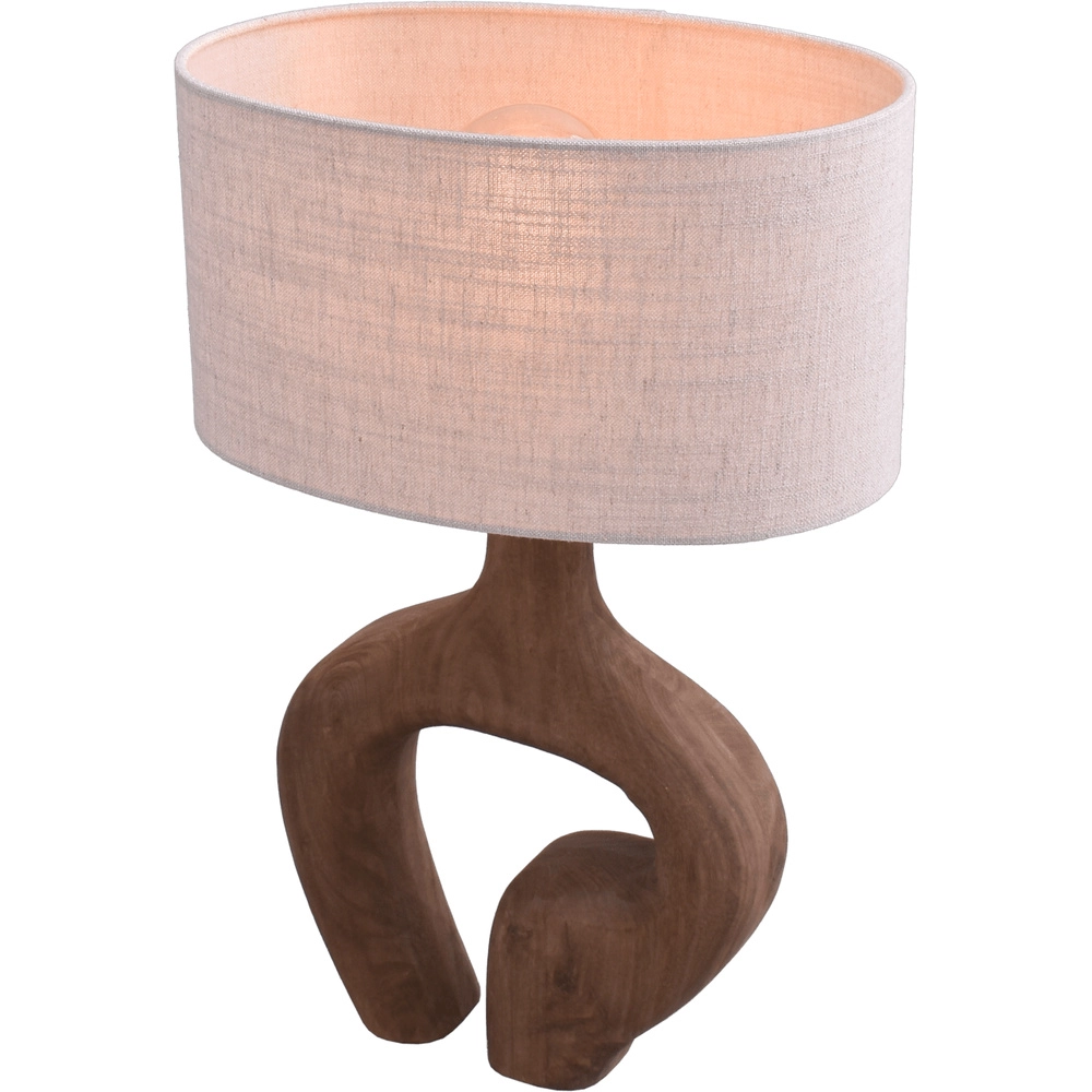 Japandi-Tischlampe Woodie 35 cm – Holz mit Naturholz Masterlight 8718121392721