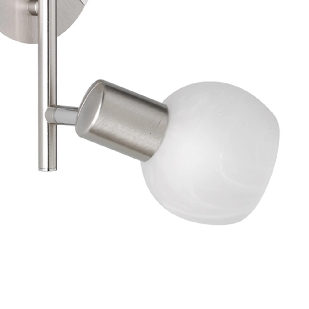 Deckenstrahler Antibes 2-leichte Nickelmatte Trio 4017807353587