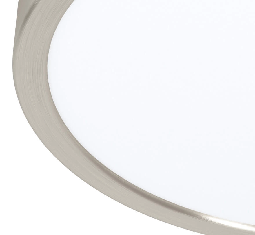 LED-Deckenlampe Fueva 5 20W - 4000k - Ø28,5 cm Nickel Eglo 9002759992323