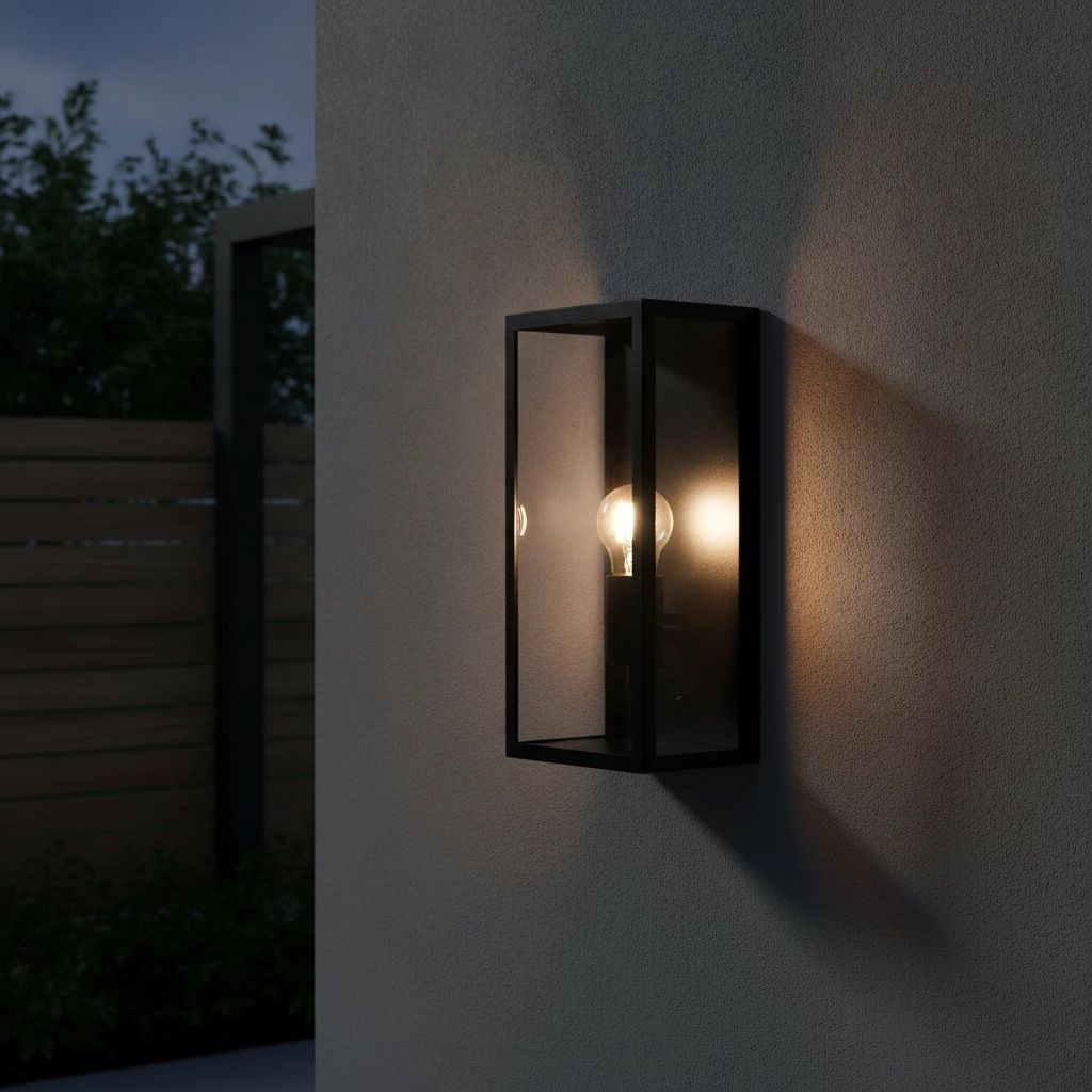 Schlanke Außenlampe Rowin 35 cm