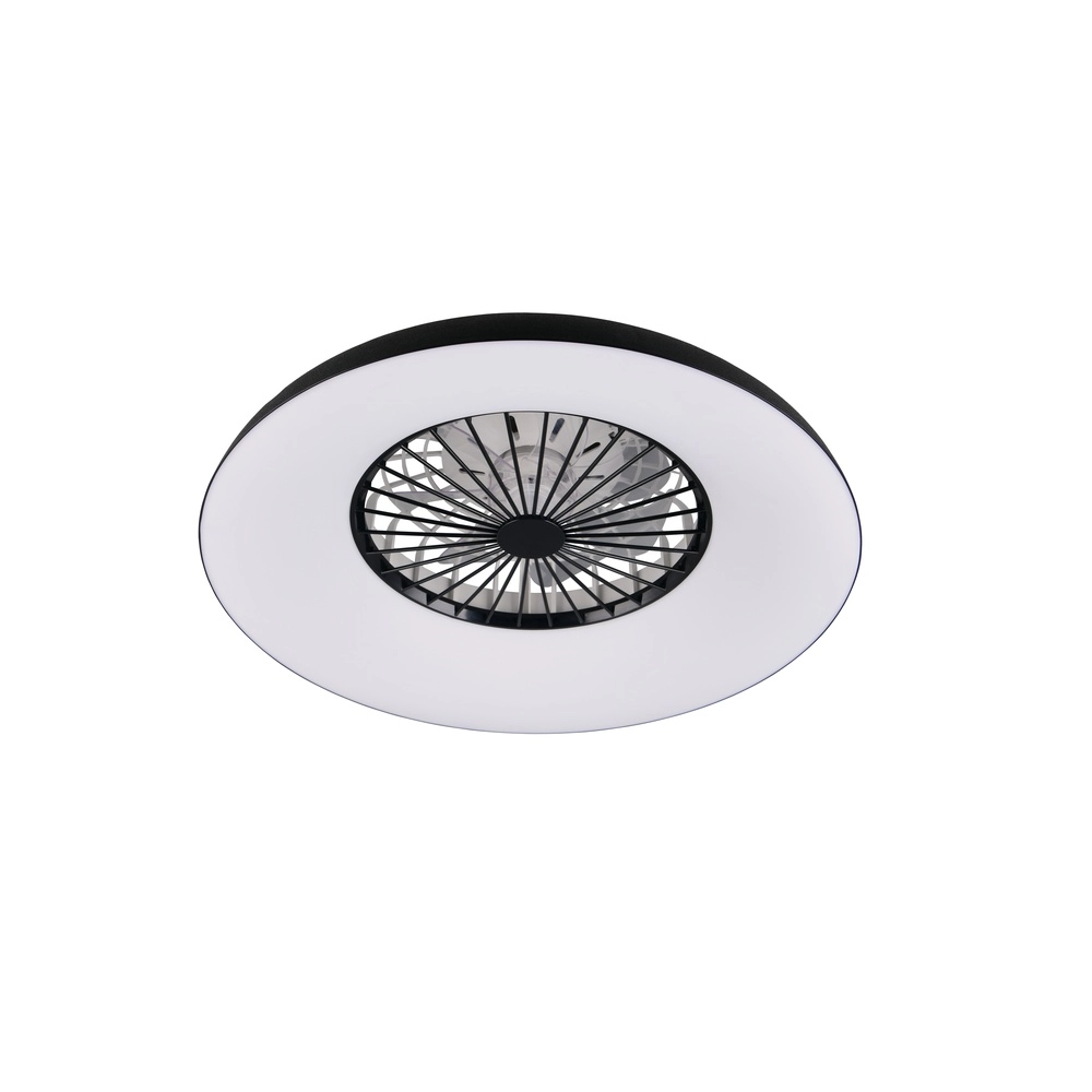Designventilator Svaerholt schwarze Ø 60cm mit RGB-Funktion Trio 4017807688795