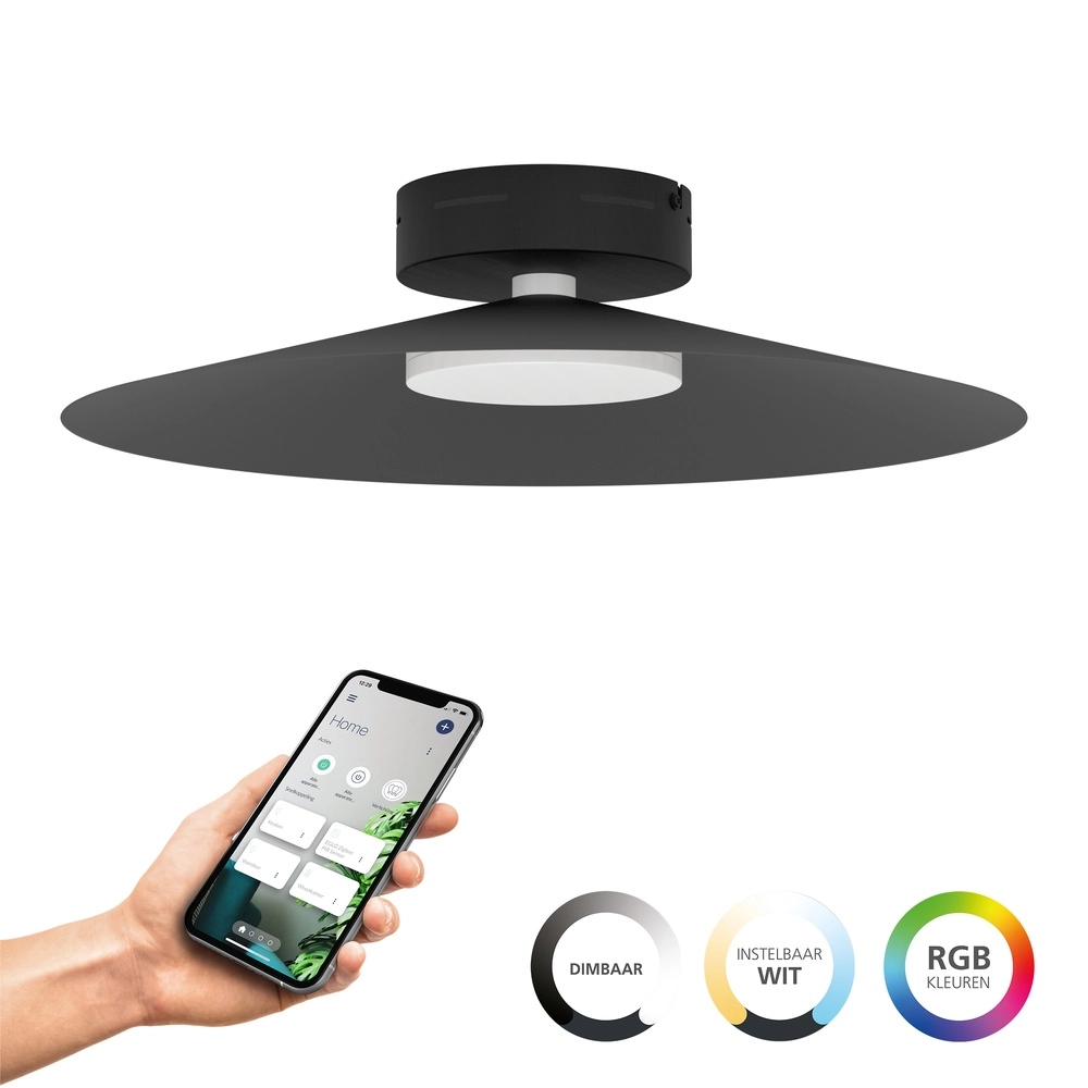 Design-Deckenleuchte Conomavilla-Z Smart Schwarz