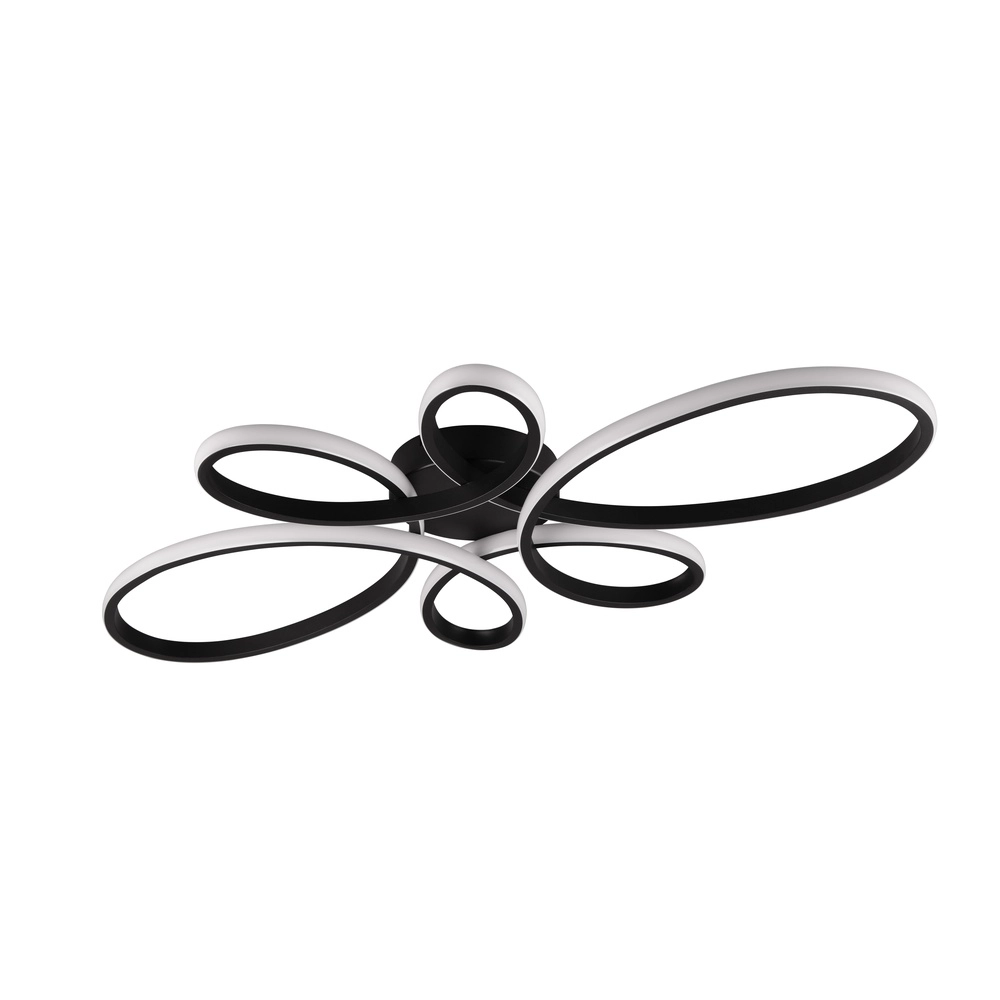 Design-Deckenleuchte Fly schwarz Trio 4017807600865