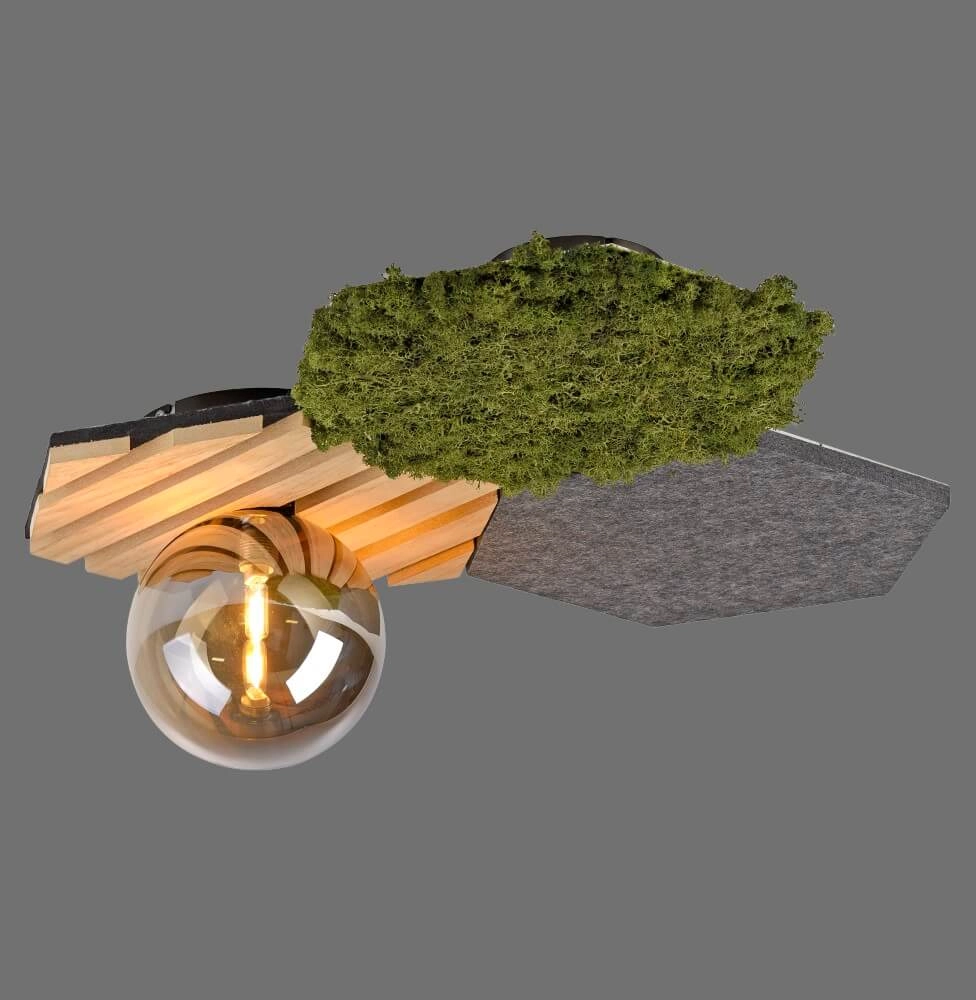 Deckenleuchte Green Hex Natur Just Light 4043689004255