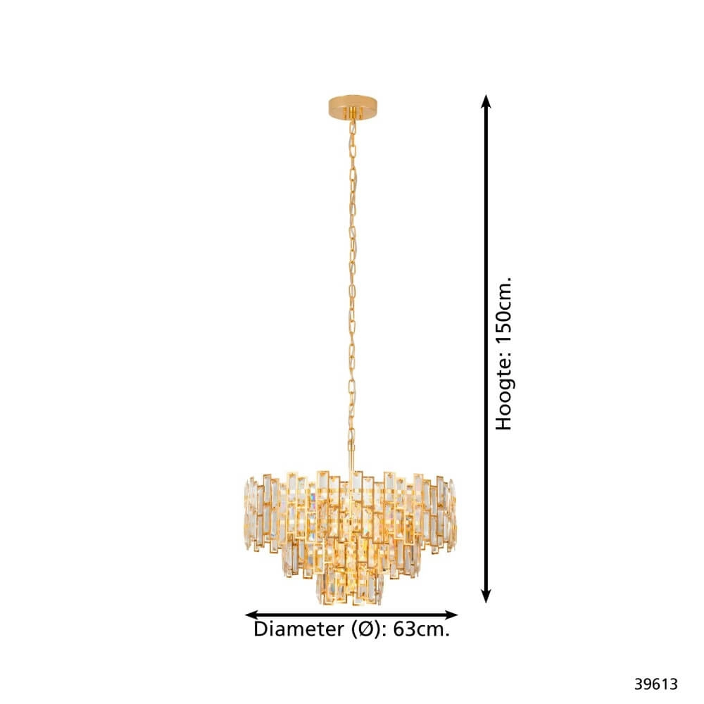 Ø 63cm Kronleuchter Calmeilles Gold Stars of Light 9002759396138
