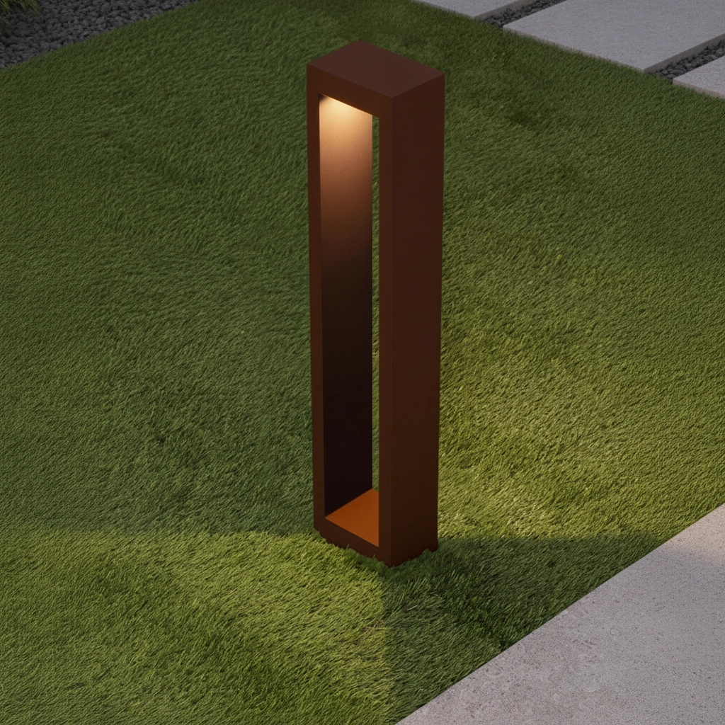 Rostbraune Gartenlampe Dolix 60cm - 2700K