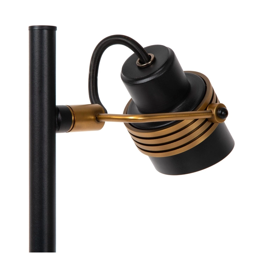 Tischlampe Tundran Schwarz Lucide 5411212343628