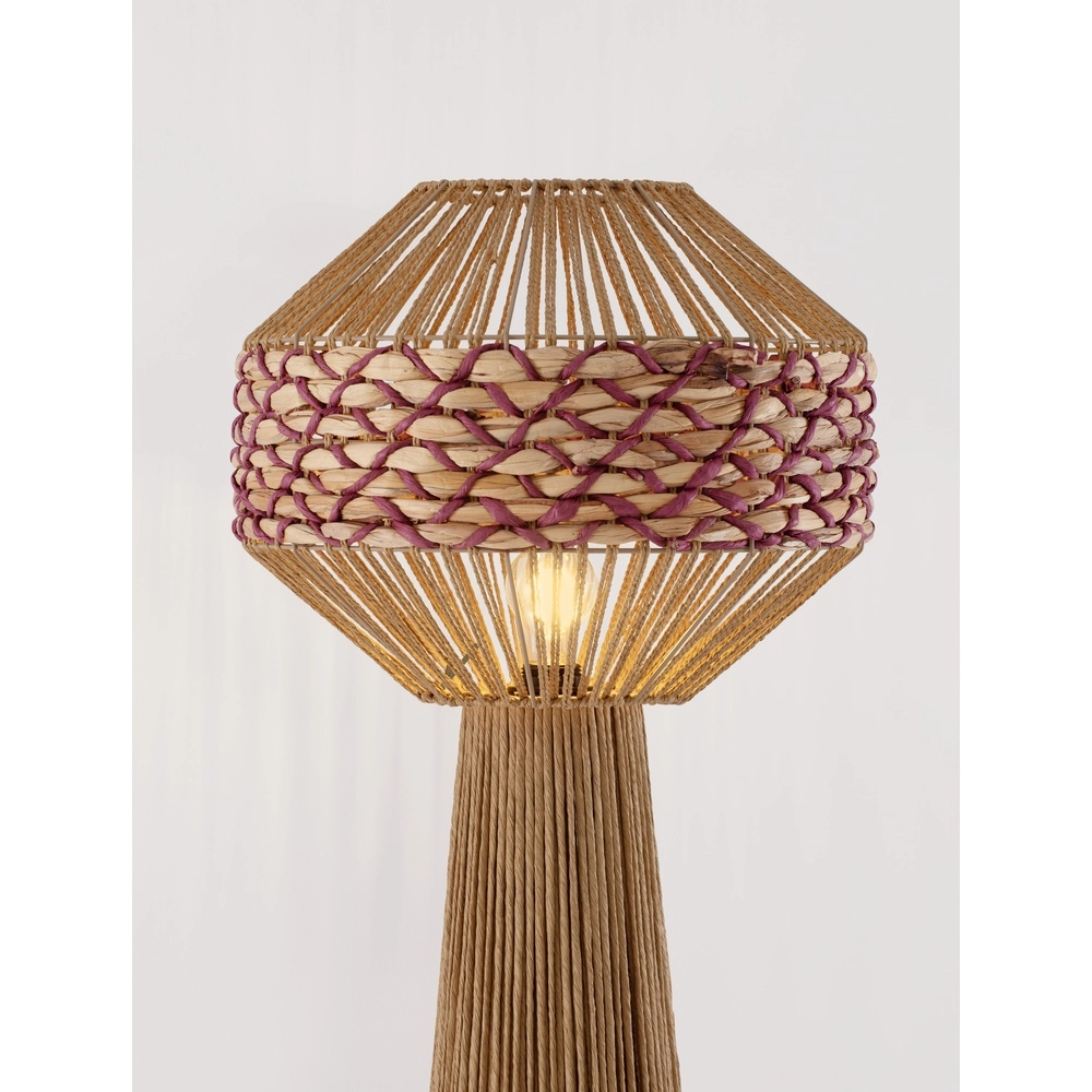 Stehlampe Mapi Ø 42cm rot mit braun Lyora 5212017477347