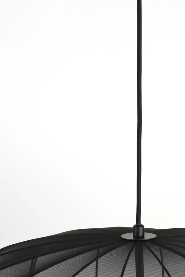 Böhmische Pendelleuchte Plumeria schwarz Ø 60cm Light & Living 8717807651428