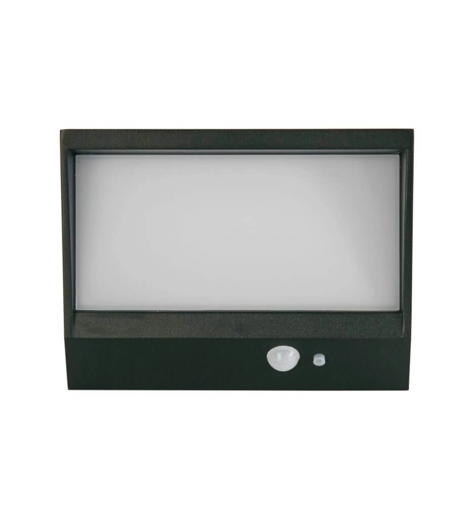 Wandlampe Solar schwarzes Design