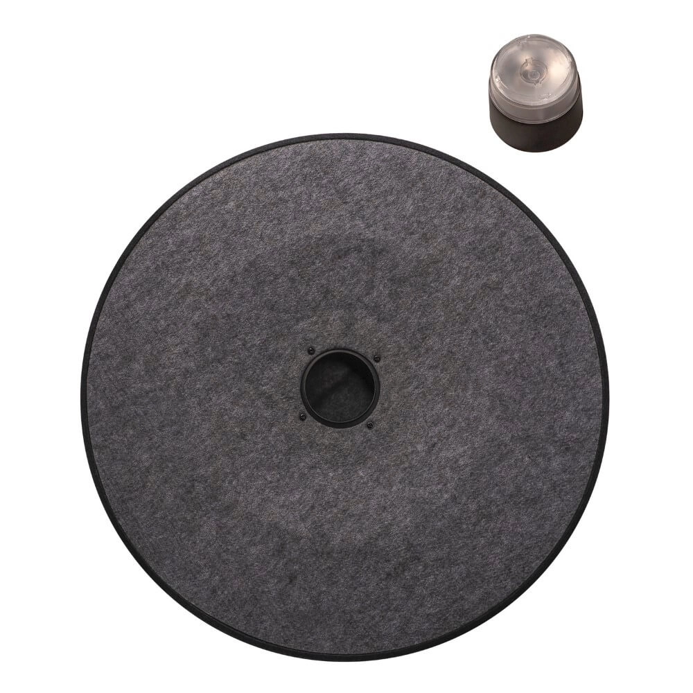 Kapuze aus Filz Mana Ø 60cm - grau SLV 4024163248136