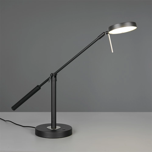 Schreibtischlampe Monza Schwarz Trio 4017807693256