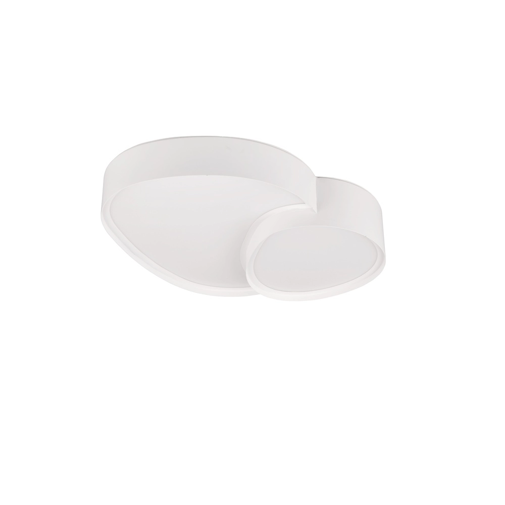 Organische Deckenleuchte Rise 43,5cm weiß Trio 4017807600575