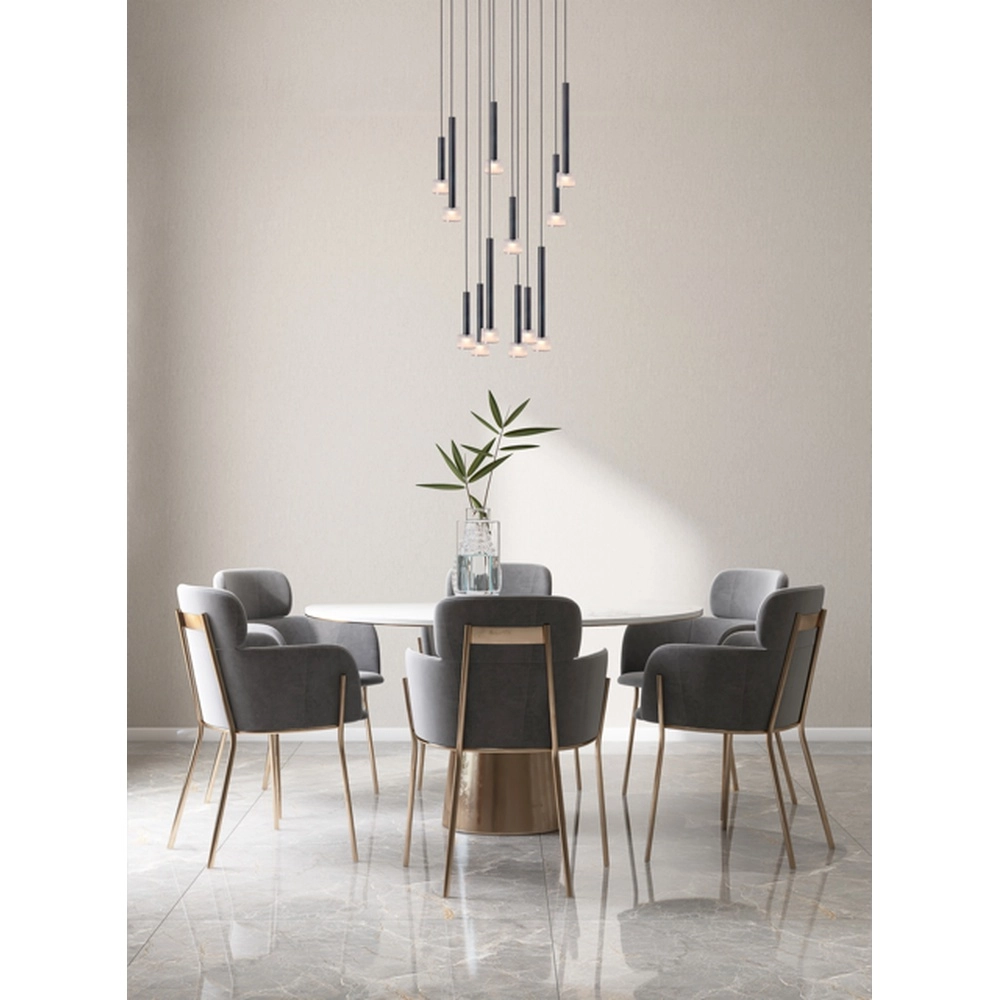 LED-Pendellicht Fabro 12-Lichter – Gesprenkeltes Öl Masterlight 8718121317106