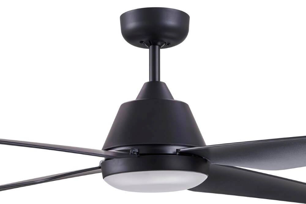 Deckenventilator mit Lampe Aria Led Ø 122cm schwarz IP55 Beacon 9333509127796