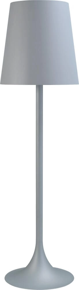 Stehlampe Trip 55 Disk 195 cm grau