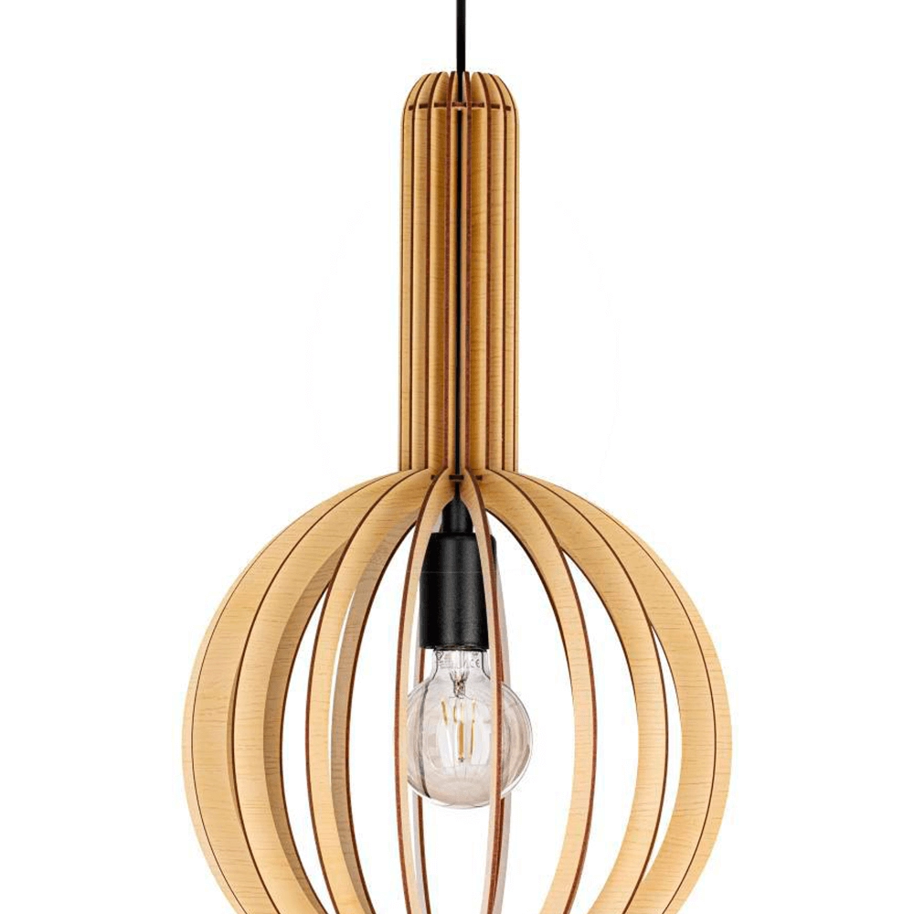 Hängelampe aus Holz Velasco Ø 31cm Eglo 9008606224043