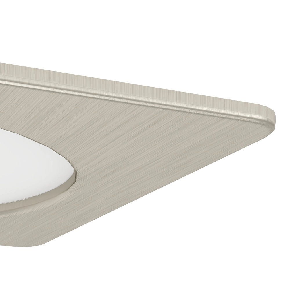 Einbaulampe Fueva 6 Quadrat – Edelstahl – 11,9x11,9 cm Eglo 9008606330874