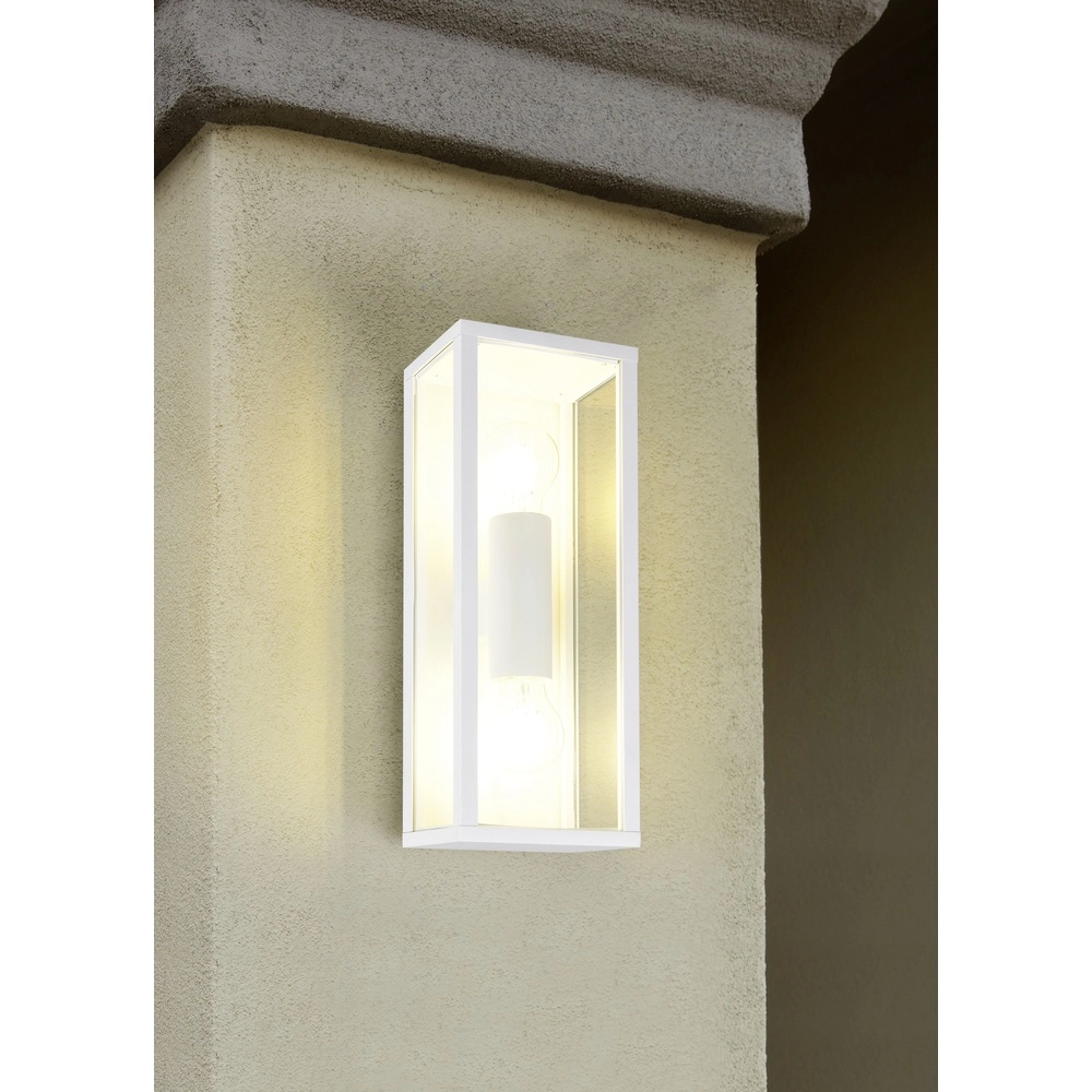 Design-Wandleuchte Garonne weiß 26cm Trio 4017807647525
