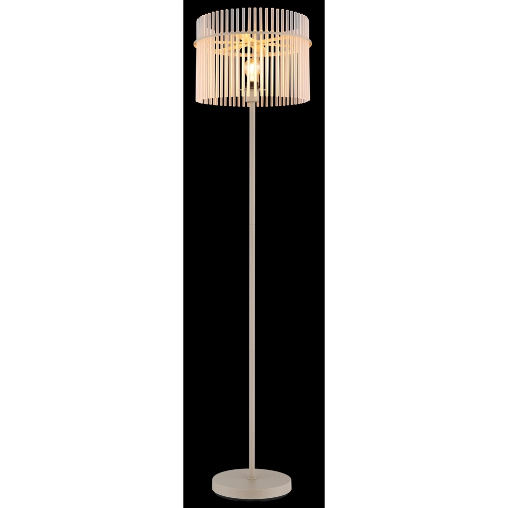 Stehlampe Gorley sandbraun mit Glas Ø 38cm Globo 9007371575701