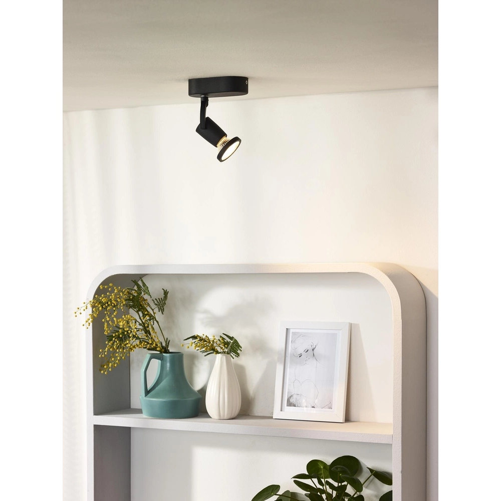 Deckenlicht Jaster-Led Schwarz Lucide 5411212114679