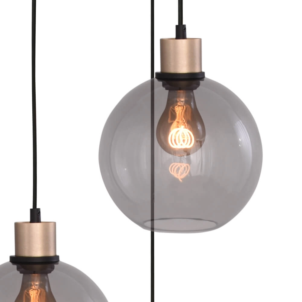 Vide-Hängelampe Lazise 5x Ø 20cm gold Masterlight 8718121303079